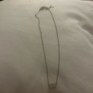 Kendra Scott Silver Pendant Necklace